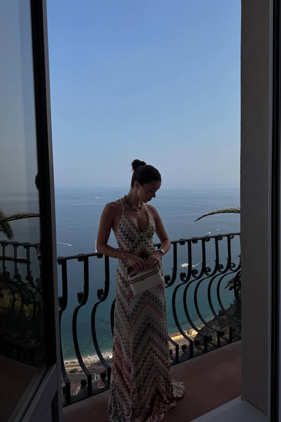 Elowen | Women's Crochet V-Neck Spaghetti Strap Maxi Summer Vacation Dress