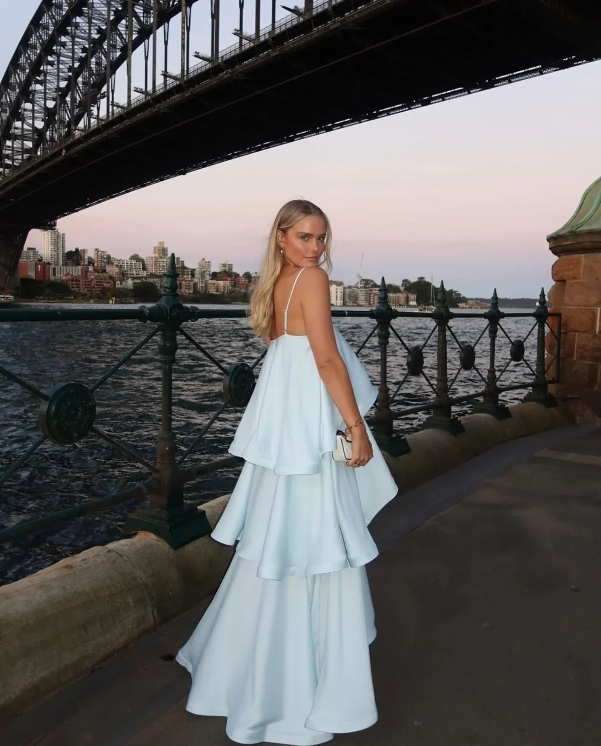 Ottilie | Women's Layered Spaghetti Strap Maxi Summer Occasion Dress