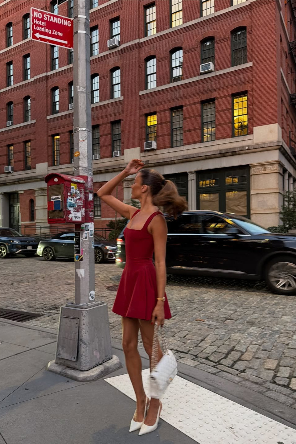 Xanthe | Women's Square Neck Fit and Flare Mini Cocktail Dress